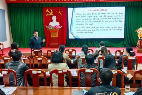 Hướng dẫn nâng cao kiến thức truyền thông phòng chống các rối loạn do thiếu i-ốt