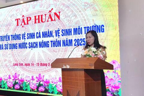Tập huấn Đề án truyền thông vệ sinh cá nhân, vệ sinh môi trường và sử dung nước sạch nông thôn năm 2025