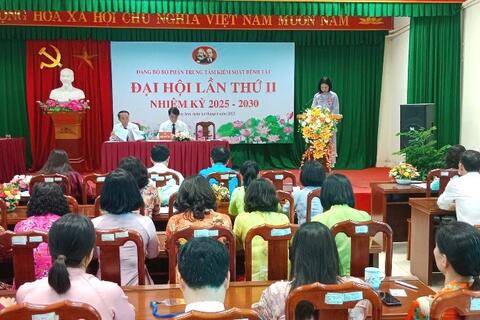 Trung tâm Kiểm soát bệnh tật tỉnh tổ chức thành công Đại hội lần thứ II nhiệm kỳ 2025-2030